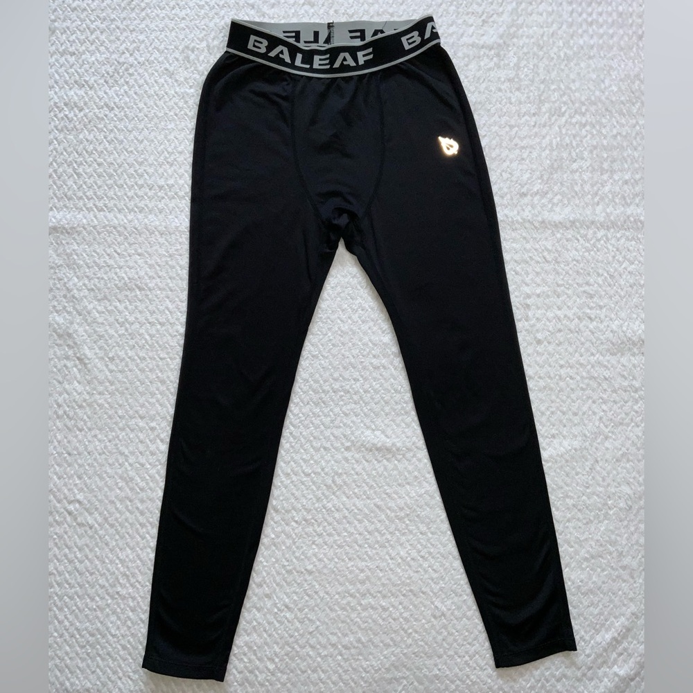 Baleaf youth black compression pants